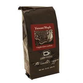 Vermont Maple Flavored Coffee, Specialty Arabica Coffee, Medium Roast, 12 ounce, Whole Bean