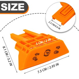 2 Packs UC21883 Park Brake Knob Equipment Knob for Joh-n Deere S, X Series Compatible with Joh-n Deere S100 S110 S120 S130 S140 S160 S170 S180 S220 S240 X107 X117R X127 X147R X167 X167R