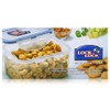 Lock & Lock HPL807 Frischhaltebox, rechteckig, 470 ml, 4 Stück
