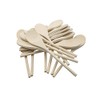 Craftplay Wooden spoons | 23.5cm length | Pack of 24