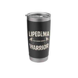 Vintage Lipedema Warrior Lipedema Lymphedema Awareness Stainless Steel Insulated Tumbler