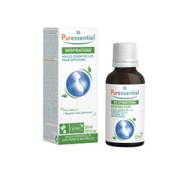 Puressentiel - Atemwege - Duftmischung - Ätherische Öle zur Diffusion - Zerstäuber Atme - 100% rein und natürlich - Hilft, die Atemwege zu befreien - 30 ml