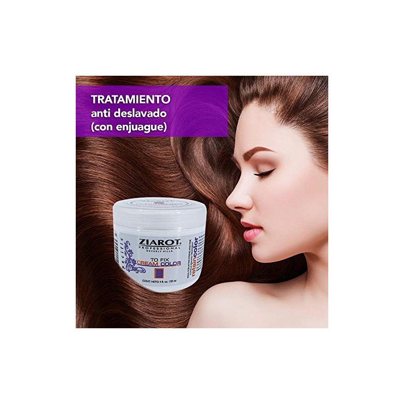 Tratamiento Cabello Con Enjuague Anti Deslavado 120ml Ziarot