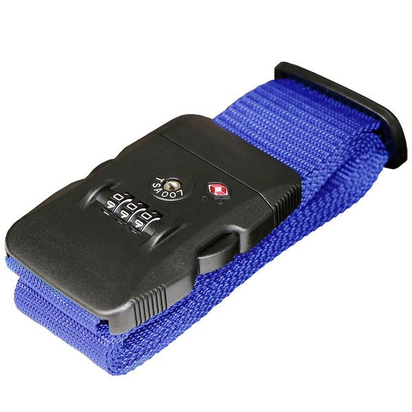 SANTREST Travel Luggage Strap Adjustable Suitcase Packing Belt with TSA