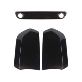 JeCar Smoked Tail Light Cover 3rd Third Brake Light Cover Trim Guards for 2015-2024 Chrysler 300/300C