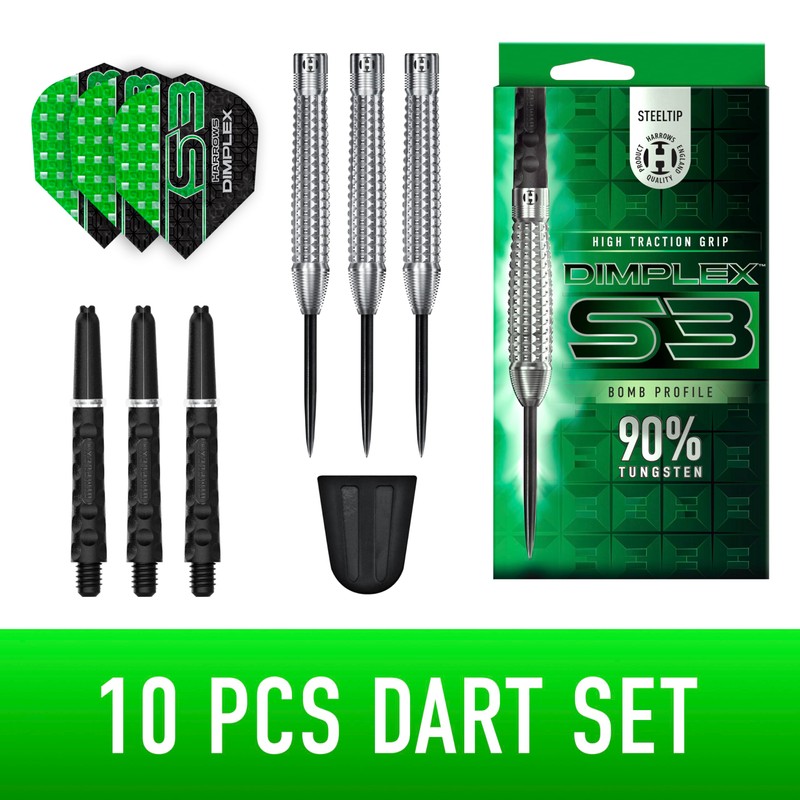 Harrows Dimplex Bomb & Tapered Darts Set I Professional Darts