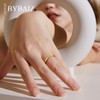 BYBAIZ Gold Rings for Women Non Tarnish 14K Gold Ring