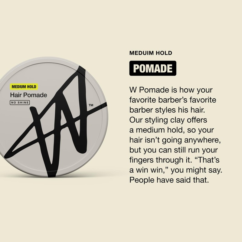 W By Jake Paul Pomade for Men, No Shine, Mens