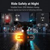 2 Pack Bike Turn Signals,Wireless Bicycle Tail Light USB Rechargeable