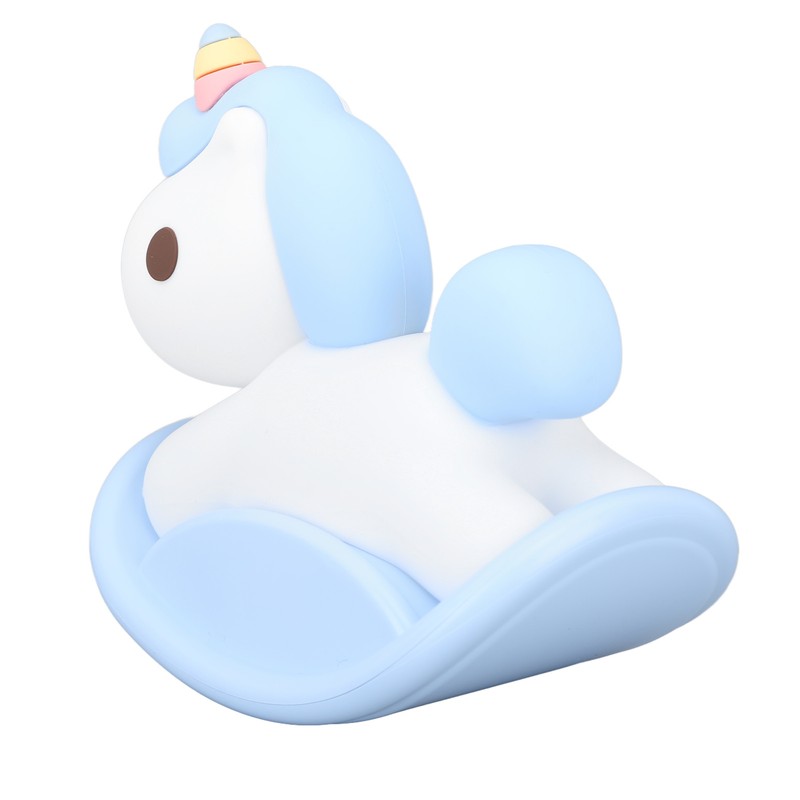 LED Silicone Night Light for Kids USB Rechargeable Cute Horse