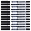 Liquid Ink Rollerball Pens, 12 Pack 0.5mm Stick Ballpoint Black