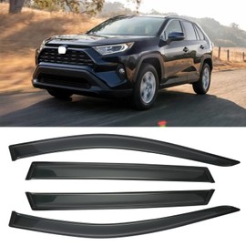 AOKAILI Tinted Side Window Visor Deflectors Rain Guards for 2019 2020 2021 2022 RAV4