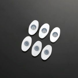 Earring Backs for Droopy Ears, AKRUWELRY Rubber Earring Lifter Backings for Heavy Earrings Plastic Earring Backer for Studs Heavy Earring Support Backs for Earlobe Locking Earring Backstop,6pcs Button