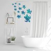 12 Pieces Bathroom Stickers Sea Turtle Wall Decals Ocean Decals
