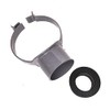 Floplast Soil Pipe Grey Strap Boss with 40mm Rubber Boss