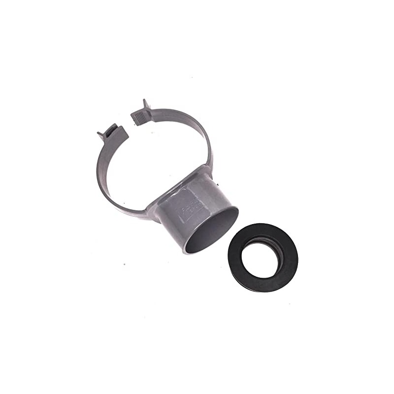 Floplast Soil Pipe Grey Strap Boss with 40mm Rubber Boss