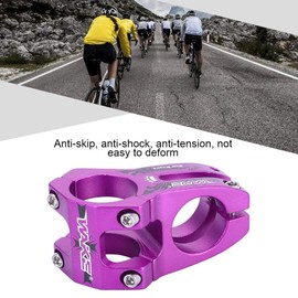 Tbest Purple Bike Stem,Metallic Purple Mtb Stem,Stem Mtb,MTB Stem 31.8mm ycle Handlebar Stem Durable Mountain Road Bike Handlebar Stems Aluminum Alloy ycle Bar Stem(Purple) £1389£13.89
