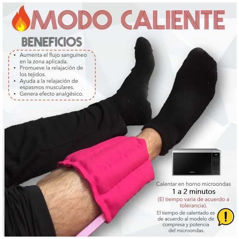 Compresa De Semillas Con Aroma - Cojín Terapéutico Negro