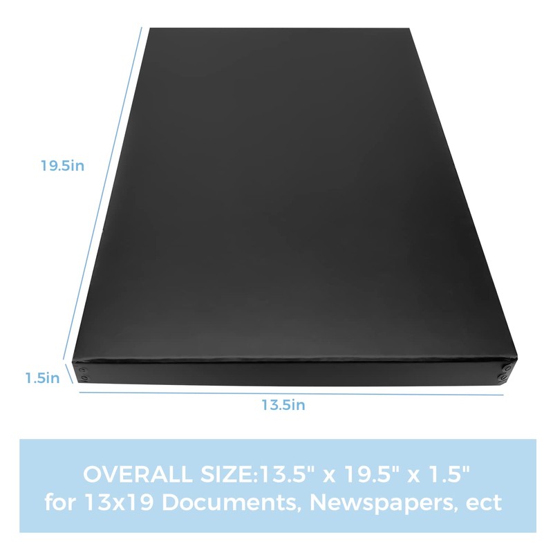 Lineco Museum Archival Storage Box, 13.75x19.75x1.5 in. Drop Front Design.