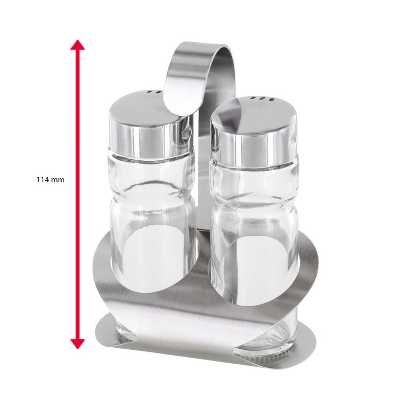 Menage 'Wien' Glas/ES 2tlg.