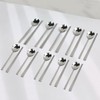 Queensense Stainless Steel Cutlery Set 10-Person Charming Plain Home Commercial