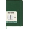 Moleskine Weekly Agenda with Space for Notes 12 Months 2024,