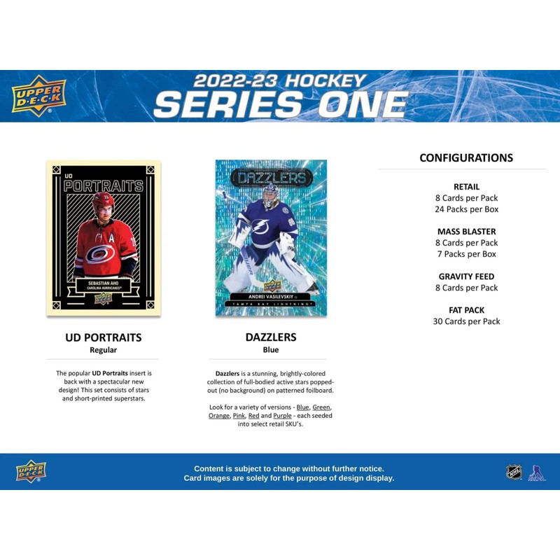 2022/23 Upper Deck Series 1 Hockey Retail 24-Pack Box 8
