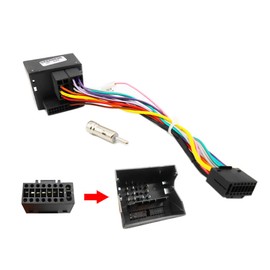 Strpump 16pin Car Radio Stereo Power Wiring Harness Cable Wire Compatible for Ford Focus MK2(2005~11), Mondeo MK3, S-max MK1/06-10 Everest/Ranger(Manual AC) with Radio Antenna Adapter Retrofit