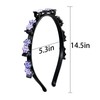 5 Pieces Flower Crystal Hair Band for Women Hairpin Headbands
