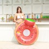 Fruit Floating Recliner Inflatable Water Floating Chair with Comfortable Headrest
