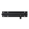 ZEONHAK 6 PCS 4 Inch Black Door Bolt, 100mm Tower