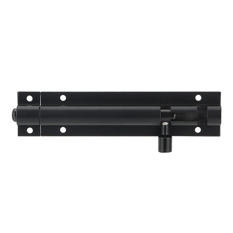 ZEONHAK 6 PCS 4 Inch Black Door Bolt, 100mm Tower