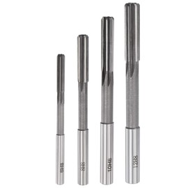 uxcell Chucking Reamer Set Lathe Machine Reamer Straight Flute Milling Cutter High Speed Steel H8 Tolerance (6mm 8mm 10mm 12mm) 4pcs