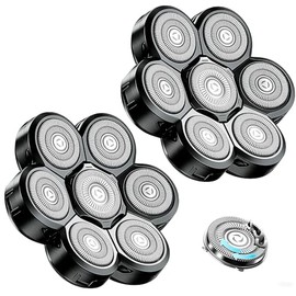 7 Head Shaver Replacement Heads for Freebird Bald Men