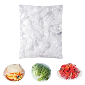 Homelove Plastic Bowl Cover Dish Cover Food Cover, 50pcs Reusable Elastic Stretch Fresh Keeping Covers, Kitchen Dining Cookware Canning Lids Food Fresh Keepping Bags, Universal Kitchen Plastic Wrap