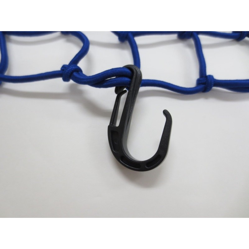 Yutaka Make CGN-FK Rubber Net Hooks, Black, Pack of 6