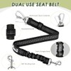 Lukovee Dog Seat Belt for Car, Adjustable Dog Car Harness