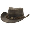 Sidewinder Cowboy Hat Durable Jungle Grain Leather Unisex Adult for