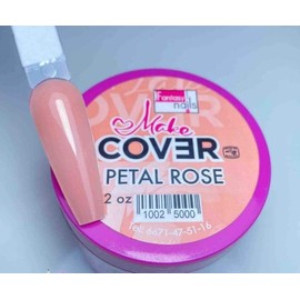 Fantasy Nails Make Cover Petal Rose 2 oz Acrylic Powder Polvo