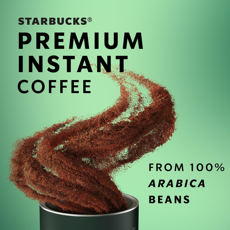 Starbucks Premium Instant Coffee, Blonde Roast, 100% Arabica Beans, 3