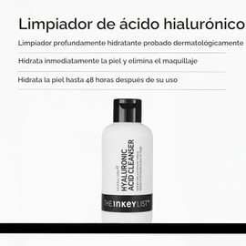 The INKEY List Limpiador con cido Hialurnico, Limpiador Facial Diario Hidratante, Ayuda a Hidratar la Piel y Retener la Humedad, Elimina el...        