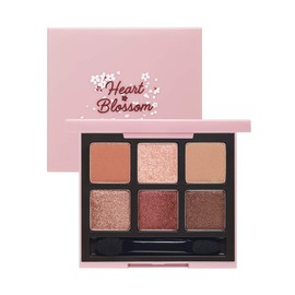 ETUDE Heart Play Color Eyes Dry Blossom Eye Shadow Palette, Eye Shadow, 0.02 oz (0.6 g) (x 6)