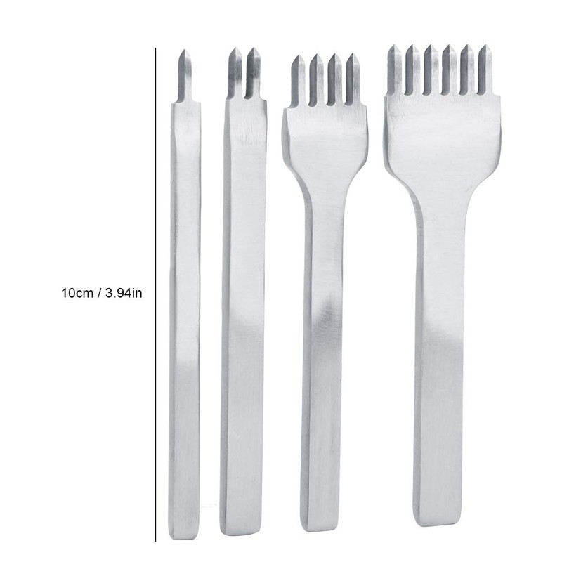 4 pieces 1 + 2 + 4 + 6 prong