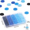 THRELE 3500pcs Blue Clay Beads for Bracelets Making 6mm Heishi