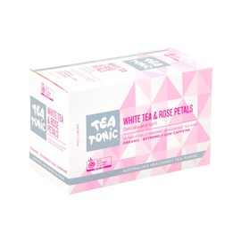 Tea Tonic Organic White Tea and Rose Petals Tea 20 Tea Bags