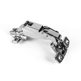 Berta (2 Pack) 165 Degree Lazy Susan Hinge, Frameless, CLIP ON Plate for Easy Installation, Self close, Multi-pivot Concealed hardware for Corner Kitchen Cabinet, Cupboard Folded, Folden Door, Closets