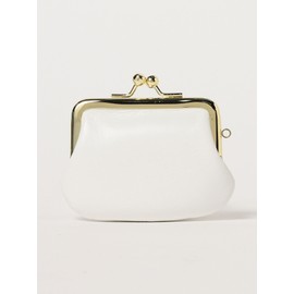 Beams Japan Wallet, Pouch, Special Order, Matsunoya Cowhide Leather, Mini Clasp, Monotone, White