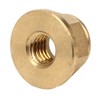 50Pcs Flange Nut Pure Copper Lock AntiSkid AntiLoose Fasteners Set