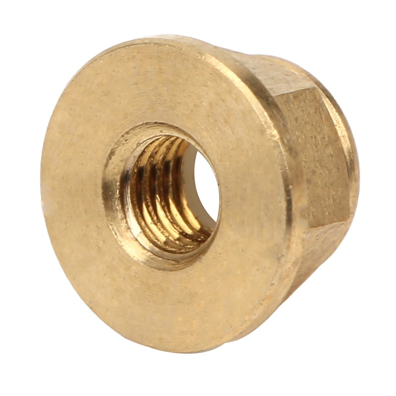 50Pcs Flange Nut Pure Copper Lock AntiSkid AntiLoose Fasteners Set