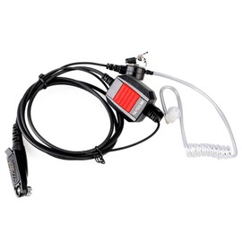 Retevis RT48 Walkie Talkie Earpiece with Mic,IP66 Waterproof, for RT29 RT48 RT47 RT47V RB23 RB46 NR30 RT29D Ailunce HD1 HD2 HA1G,Compatible with Motorola GP328Plus Radios,2 Way Radio Earpiece(1 Pack)